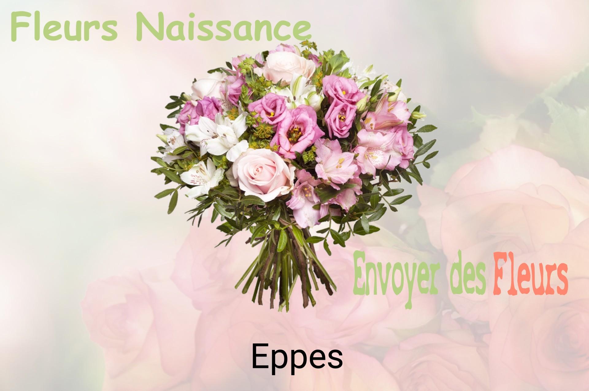 Bouquet de fleurs de naissance livré à Eppes
